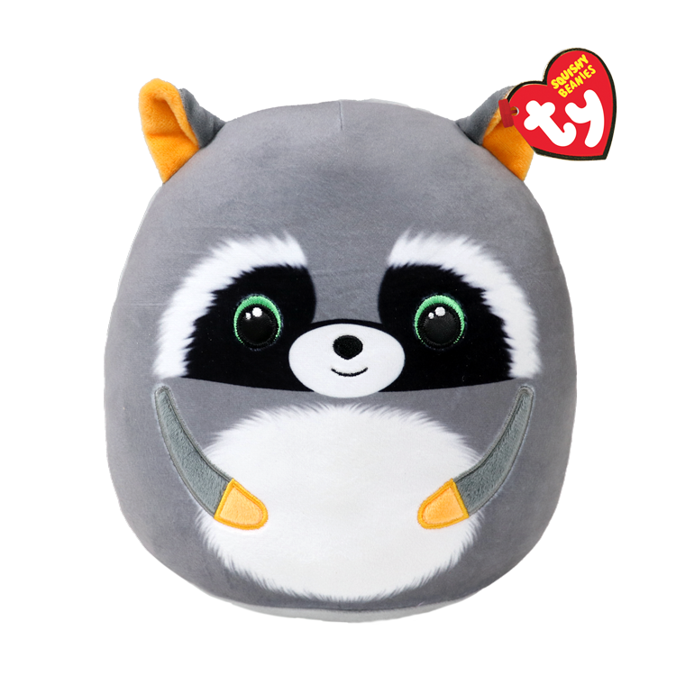 TY Squishy Beanies Gri Rakun Sneaky Peluş 25 cm.