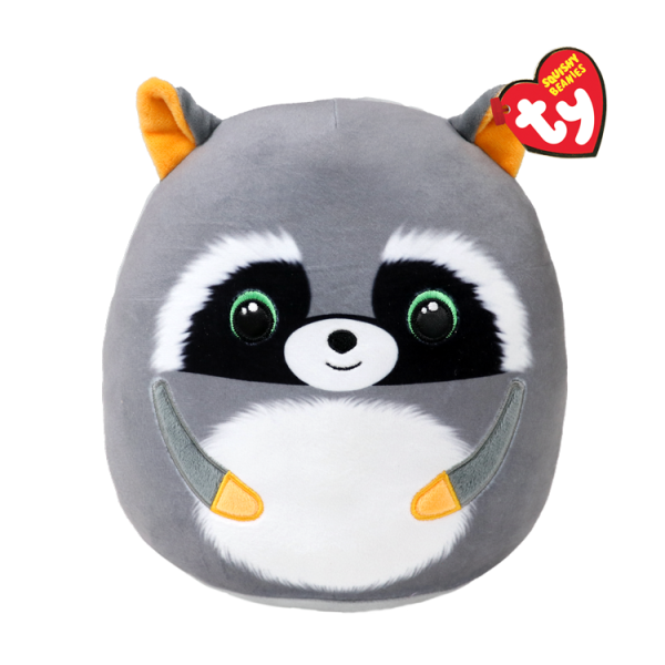 TY Squishy Beanies Gri Rakun Sneaky Peluş 25 cm.