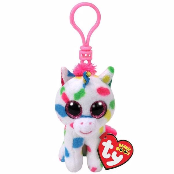 TY Beanie Boos Unicorn Harmonie Peluş Anahtarlık 12 cm.