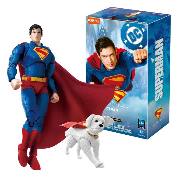 Blokees DC Champion Class Superman 2025 Figür Yapım Seti 93 Parça