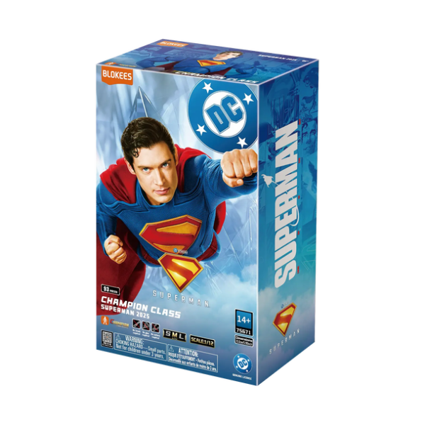 Blokees DC Champion Class Superman 2025 Figür Yapım Seti 93 Parça