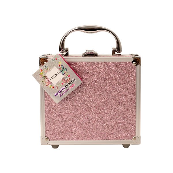 Parıltılı Kilitli Kutu Makyaj Seti