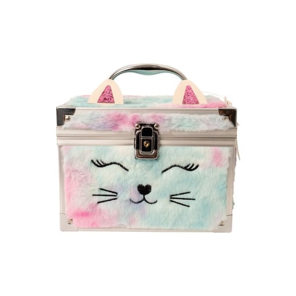 Lukky Kedili Peluş Kutulu Çanta Seti