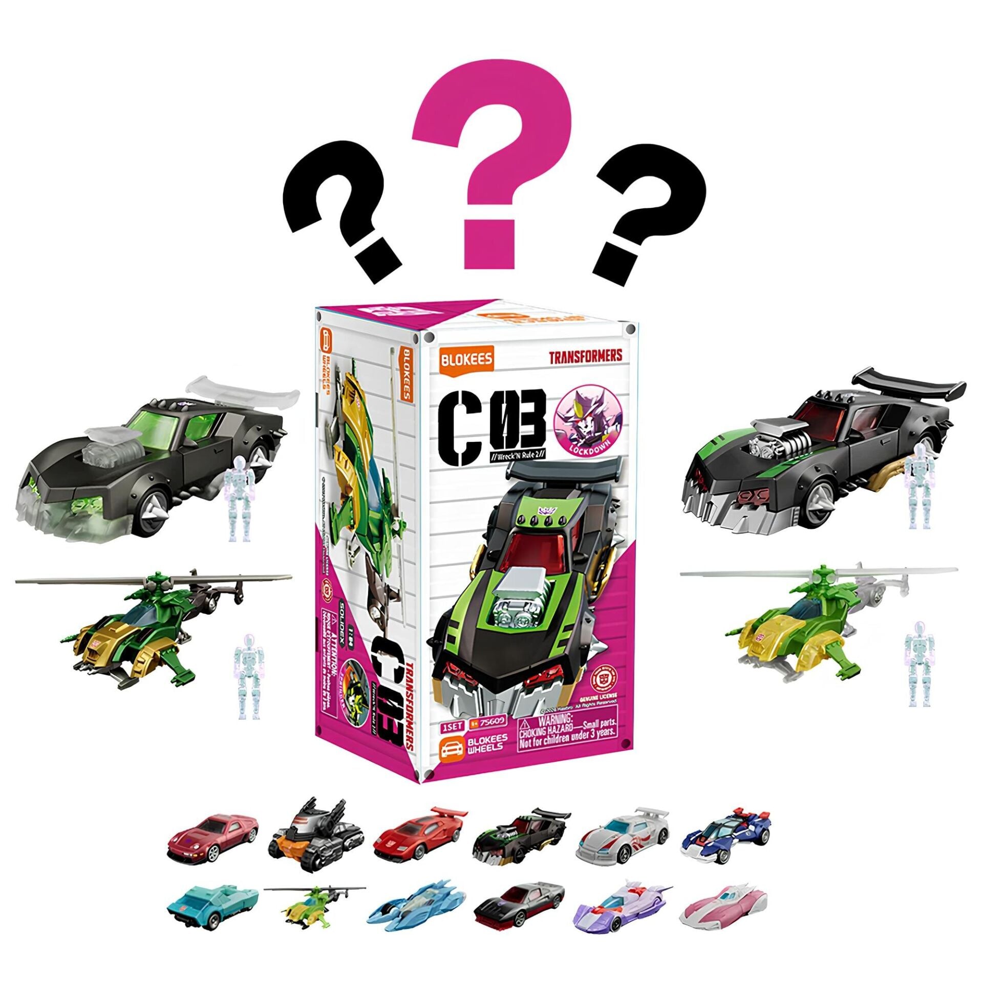 Blokees Transformers Wreck'N Rule S2 Figür Yapım Seti Sürpriz Paket