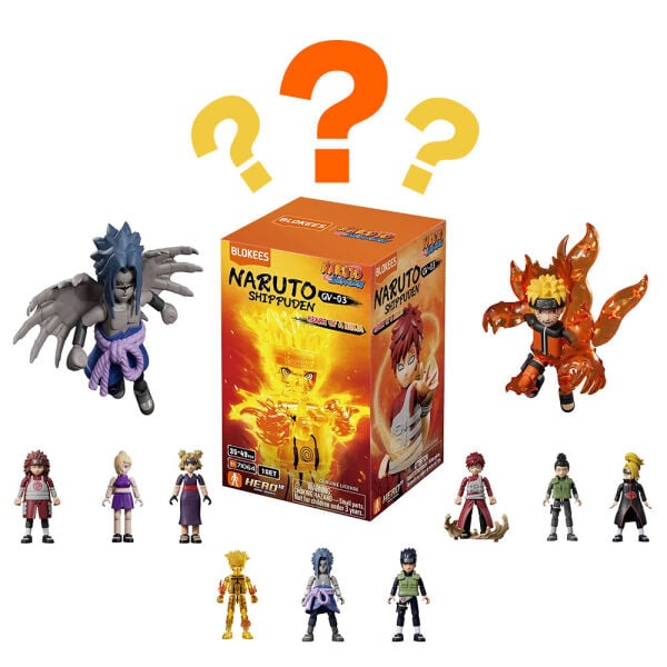 Blokees Naruto Shippuden GV03 Heart of a Ninja Figür Yapım Seti Sürpriz Paket