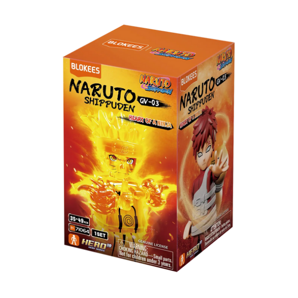 Blokees Naruto Shippuden GV03 Heart of a Ninja Figür Yapım Seti Sürpriz Paket