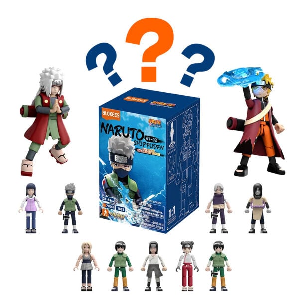 Blokees Naruto Shippuden GV02 Heart of a NinjaThe Place The Leaves Dance Figür Yapım Seti Sürpriz Paket