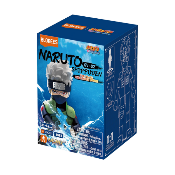 Blokees Naruto Shippuden GV02 Heart of a NinjaThe Place The Leaves Dance Figür Yapım Seti Sürpriz Paket