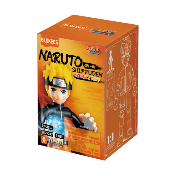 Blokees Naruto Shippuden GV01 Ultimate Bond Figür Yapım Seti Sürpriz Paket