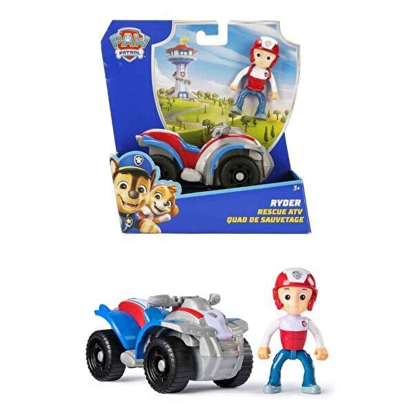 Paw Patrol Ryder Figürü ve Rescue Atv