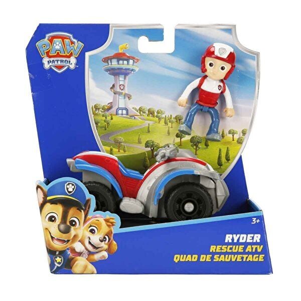 Paw Patrol Ryder Figürü ve Rescue Atv