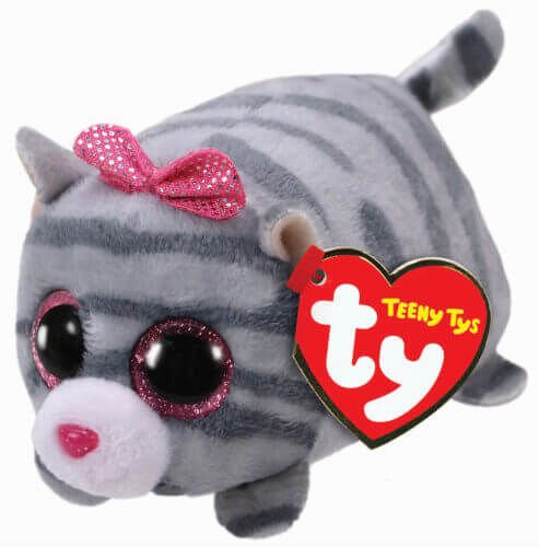 TY Teeny Tys Cassie Gri Kedi 10 cm.
