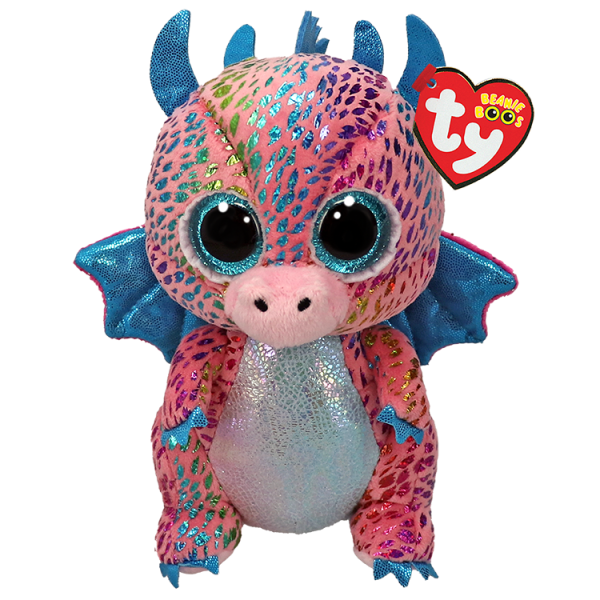 TY Beanie Boos Rengarenk Ejderha Flint Peluş 15 cm.
