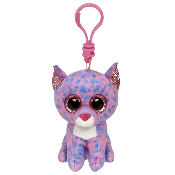 TY Beanie Boos Lavanta Kedi Cassidy Peluş Anahtarlık 12 cm.