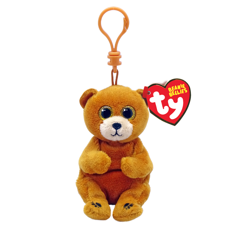 TY Beanie Bellies Kahverengi Ayı Duncan Peluş Anahtarlık 12 cm.