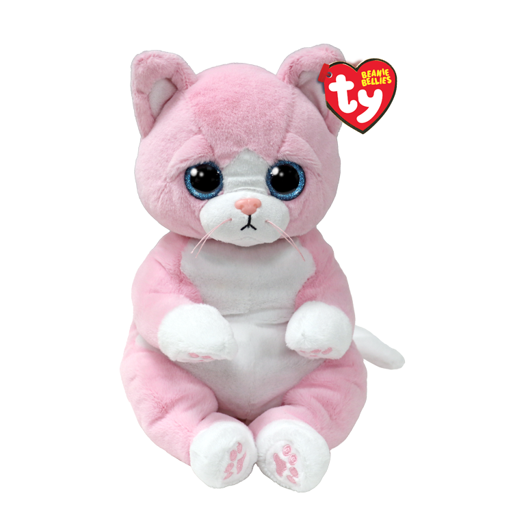TY Beanie Bellies Pembe Kedi Lillibelle Peluş 33 cm.