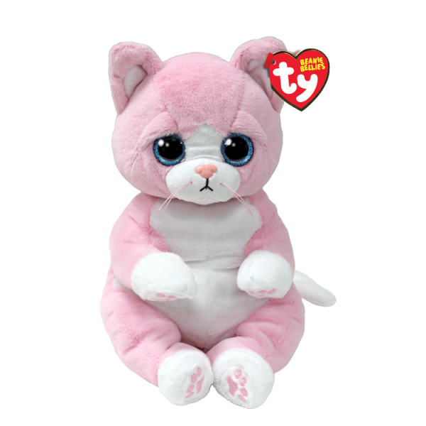 TY Beanie Bellies Pembe Kedi Lillibelle Peluş 33 cm.