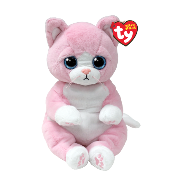 TY Beanie Bellies Pembe Kedi Lillibelle Peluş 33 cm.