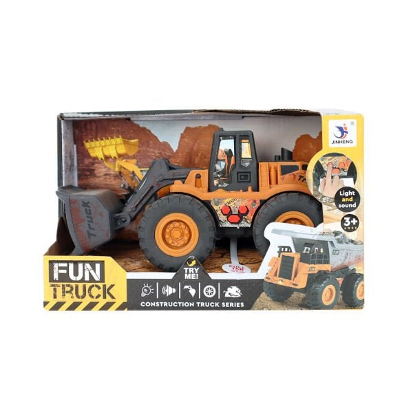 Fun Truck Sesli ve Işıklı Pilli İnşaat Kepçesi
