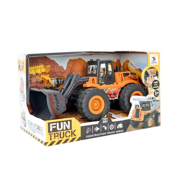 Fun Truck Sesli ve Işıklı Pilli İnşaat Kepçesi