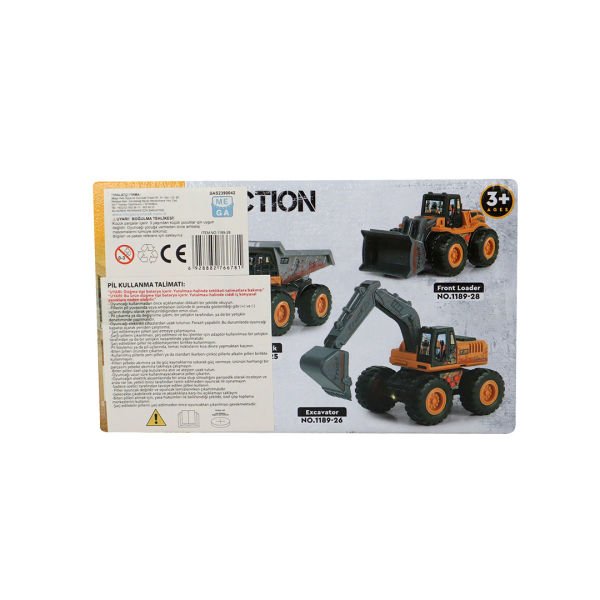 Fun Truck Sesli ve Işıklı Pilli İnşaat Kepçesi