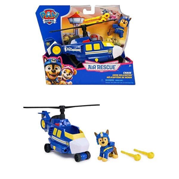 Paw Patrol Air Rescue Figür ve Kurtarma Aracı (3 Asorti)