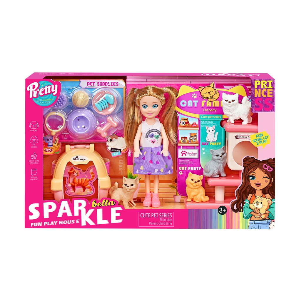 Sparkle Bella Princess Köpek Bakım Seti