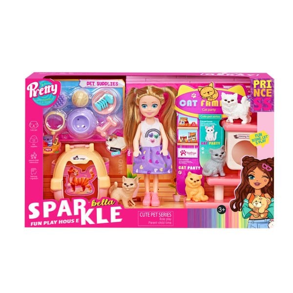 Sparkle Bella Princess Köpek Bakım Seti