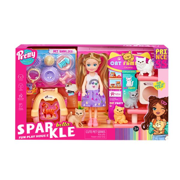 Sparkle Bella Princess Köpek Bakım Seti