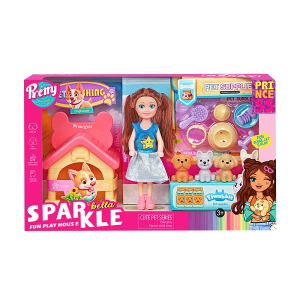 Sparkle Bella Princess Köpek Bakım Seti