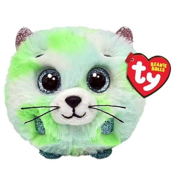 TY Beanie Balls Evie Yeşil Kedi 7 cm.