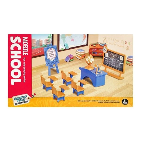 Happily Live 10 Parça Bebekli Okul Seti