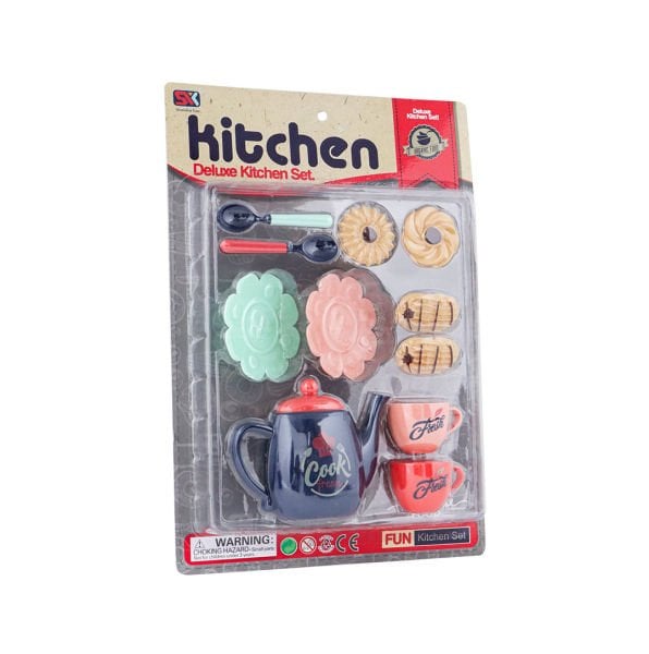 12 Parça Kurabiyeli Çay Seti