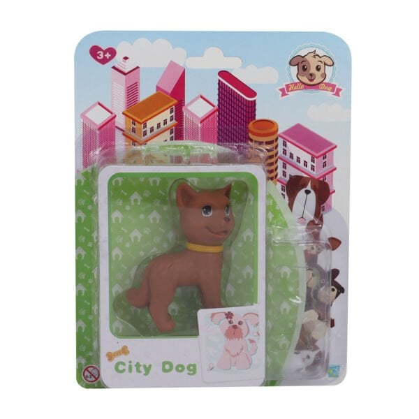 City Dog Köpek Figürü (2 Asorti)
