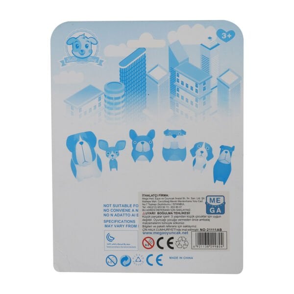 City Dog Köpek Figürü (2 Asorti)