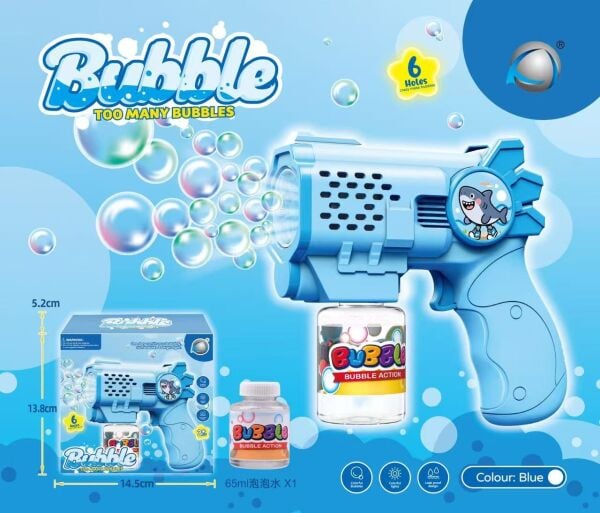 Bubble Action Pilli Köpük Tabancası (5 Asorti)