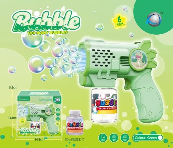 Bubble Action Pilli Köpük Tabancası (5 Asorti)
