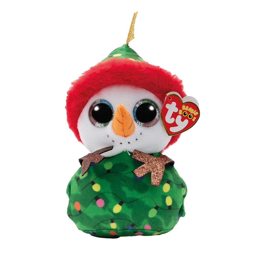 TY Beanie Boos Yeşil Kardan Adam Garland Peluş 15 cm.