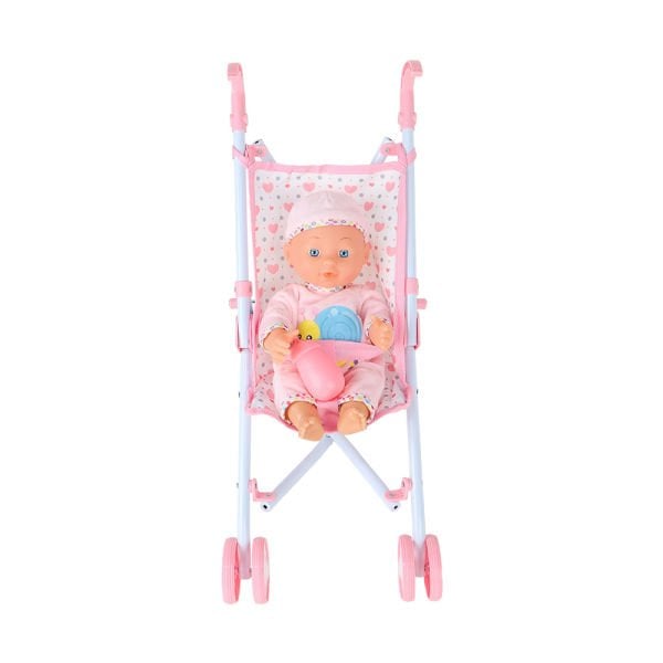 Babydoll My Love Sevimli Bebek ve Bebek Arabası Seti 30 cm
