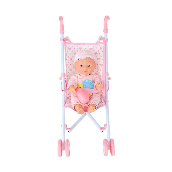 Babydoll My Love Sevimli Bebek ve Bebek Arabası Seti 30 cm