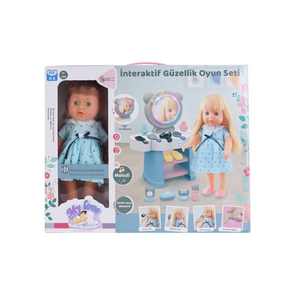 Babydoll My Love İnteraktif Güzellik Oyun Seti 35 cm