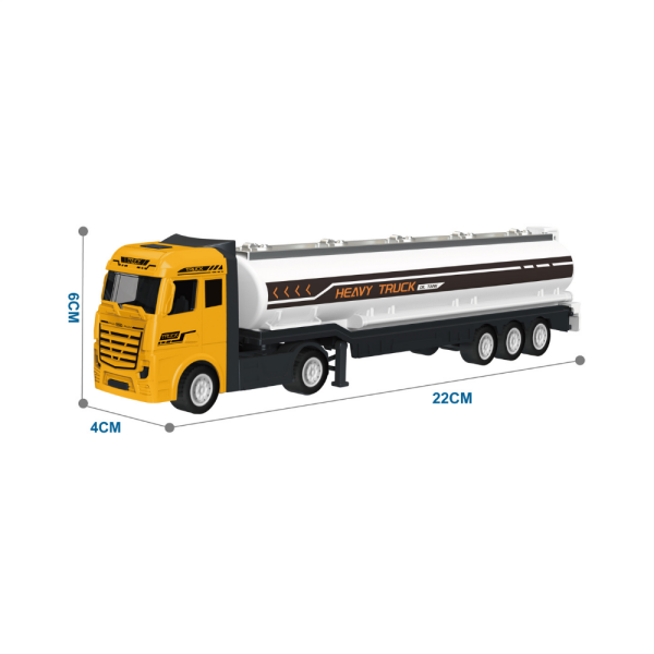 22 cm. Die Cast Heavy Truck Tanker