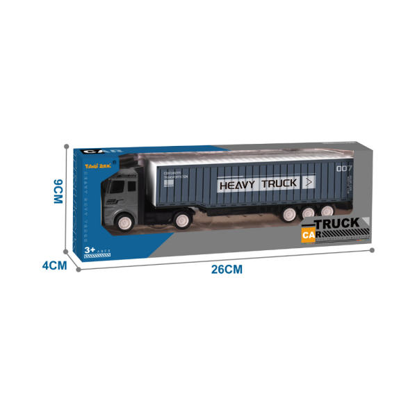 22 cm. Die Cast Heavy Truck Tır
