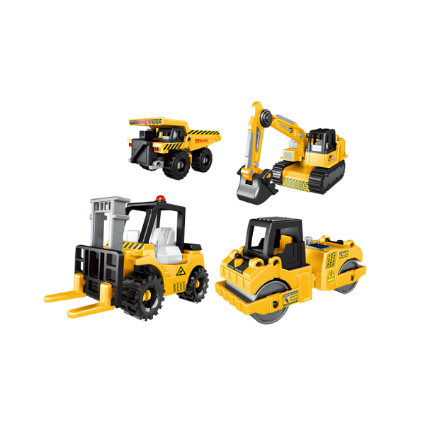 DIY Engineering Reshipment Maket İnşaat Araçları (4 Asorti)