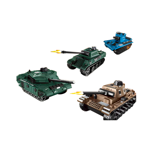 DIY War Kings Maket Savaş Tankları(4 Asorti)