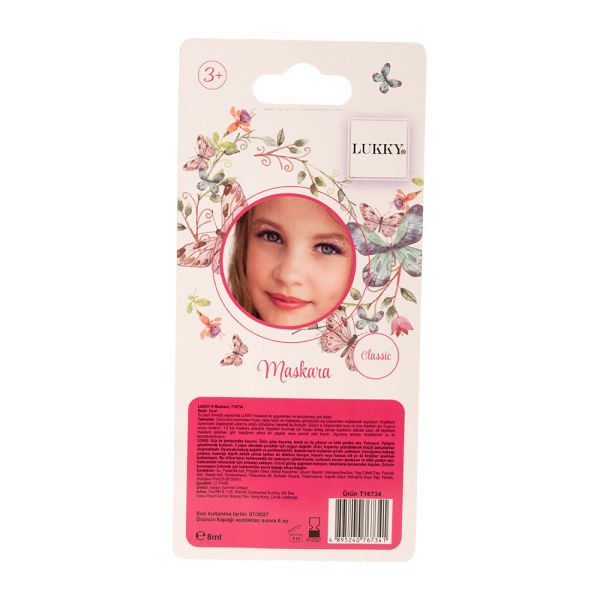 Lukky Silikon Fırçalı Siyah Maskara
