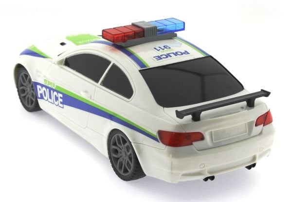 Sürtmeli Sesli ve Işıklı Polis Arabası