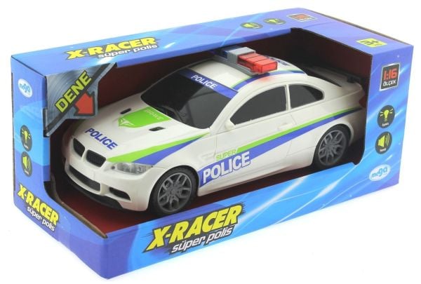 Sürtmeli Sesli ve Işıklı Polis Arabası