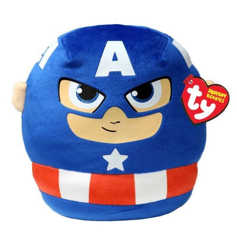 TY Squishy Beanies Marvel Captain America Peluş 25 cm.