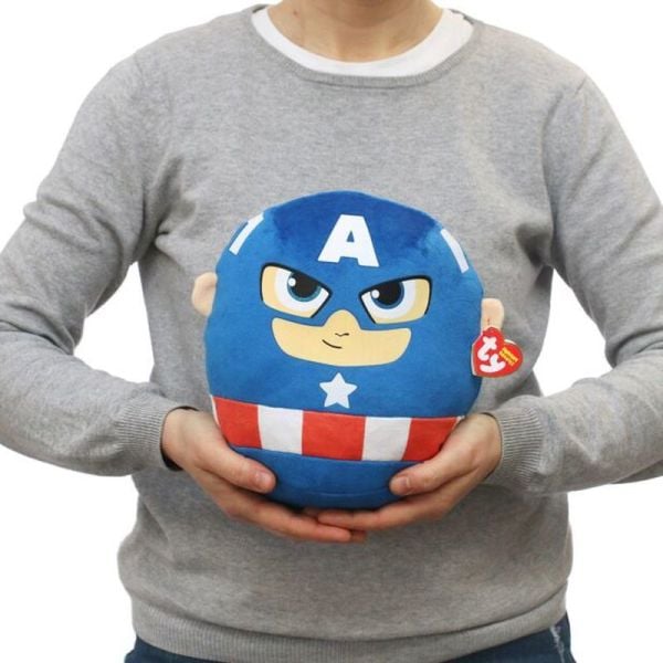 TY Squishy Beanies Marvel Captain America Peluş 25 cm.